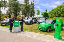 Luis Buil, director de Smart Mobility de Iberdrola y Fernando Ja&ntilde;ez, director general de Santander Consumer Bank Espa&ntilde;a