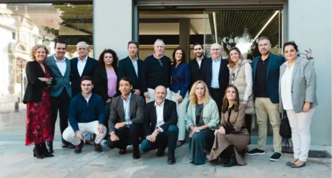 Foto del grupo Inforges durante la visita