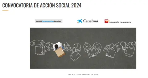 CONVOCATORIA SOCIAL CAIXABANK Y FUNDACI&Oacute;N CAJAMURCIA 2024