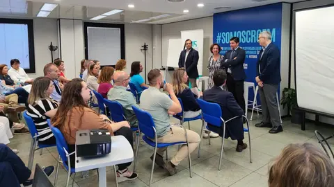 Imagen de archivo del encuentro &lsquo;CROEM CaixaBank Dualiza y Direcci&oacute;n Humana: la Nueva FP para empresas&rsquo;.