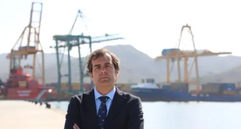 Pedro Pablo Hern&aacute;ndez, vicepresidente de la Autoridad Portuaria de Cartagena. (Archivo)