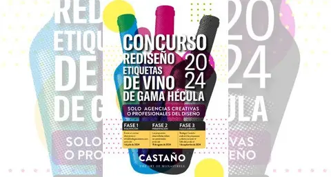 Cartel del concurso de Bodegas Casta&ntilde;o.