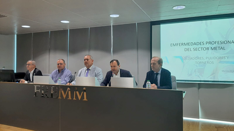 Jornada informativa sobre prevenci&oacute;n de riesgos laborales organizada por Fremm, Prevemur y Apremetal en colaboraci&oacute;n con la Comunidad Aut&oacute;noma.