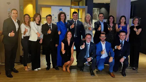 Acto de inauguraci&oacute;n de la oficina Store de CaixaBank en Totana.