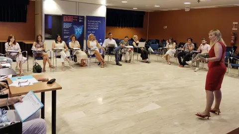 Presentaci&oacute;n de uno de los proyectos al XXXII Concurso Empresarial del ayuntamiento de Murcia.