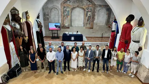 Asistentes a la reuni&oacute;n preparatoria del proyecto europeo de turismo &lsquo;slow&rsquo; celebrada en Caravaca de la Cruz.