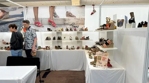 Calzado de la Regi&oacute;n de Murcia en la feria de Atlanta.