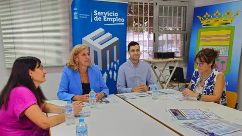 La concejal de Empleo del consistorio murciano, Mercedes Bernab&eacute;, en el Centro Cultural de Churra.
