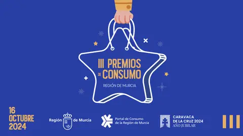Cartel de los III Premios de Consumo Regi&oacute;n de Murcia.