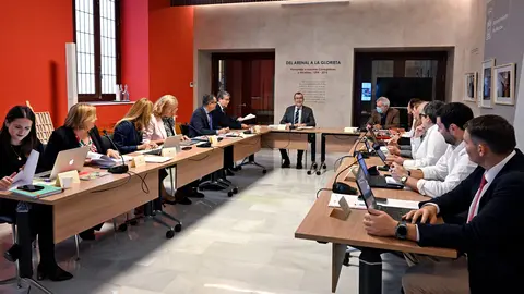 Imagen durante el Consejo de Administraci&oacute;n de Mercamurcia.