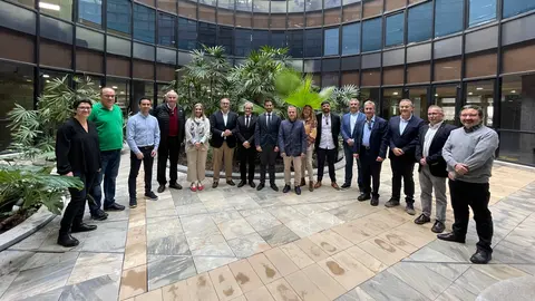 El secretario general de la consejer&iacute;a de Fomento e Infraestructuras, Jos&eacute; Francisco Lajara, con el resto de miembros del Jurado de los X Premios de Calidad en la Edificaci&oacute;n.