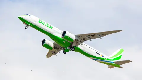 Avi&oacute;n de la compa&ntilde;&iacute;a Binter.