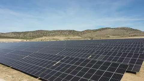 Imagen de la planta fotovoltaica Pe&ntilde;arrubia. (Iberdrola)