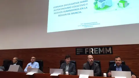 Imagen durante la jornada sobre el proceso de tramitaci&oacute;n para la conexi&oacute;n a la red de instalaciones de autoconsumo, organizada por i-DE, Aremur y FREMM. (Fidedigno)
