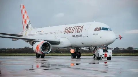 Imagen de un avi&oacute;n de Volotea. (Volotea)