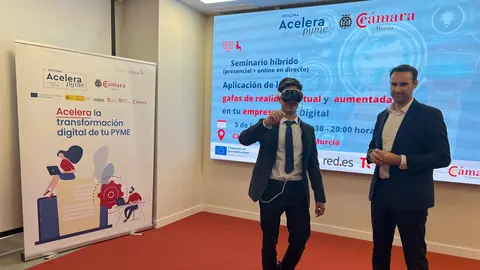 Realidad virtual en la Oficina Acelera Pyme. (C&aacute;mara de Comercio de Murcia)