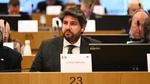 El presidente de la Comunidad, 
Fernando L&oacute;pez Miras. (L&oacute;pez Miras/Twitter)