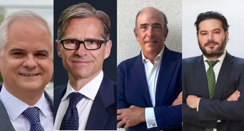 Alberto Jos&eacute; Artero Salvador, Luigi Pigorini, Marcelino Oreja Arburua y Rub&eacute;n Mart&iacute;nez Garc&iacute;a, nuevos consejeros de Soltec. (Soltec/MD)