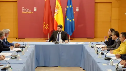Imagen durante la reuni&oacute;n. (Fecoam)