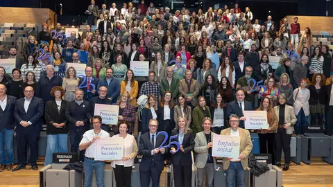 Acto de celebraci&oacute;n del 25 aniversario de los Proyectos Sociales de la Fundaci&oacute;n &rdquo;la Caixa&rdquo;. (CaixaBank)