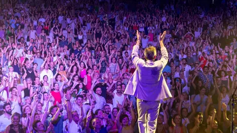 Imagen de archivo del concierto de Xoel L&oacute;pez en La Mar de M&uacute;sicas 2024. (CARM)