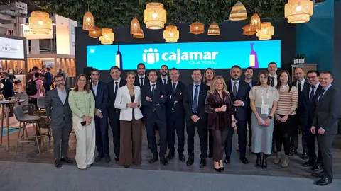Directivos de Cajamar en la BWW. (Cajamar)