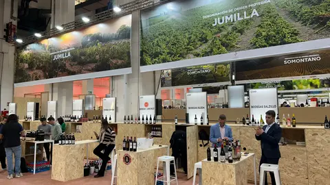 Estand de la DOP Jumilla en la feria de Barcelona. (DOP Jumilla)
