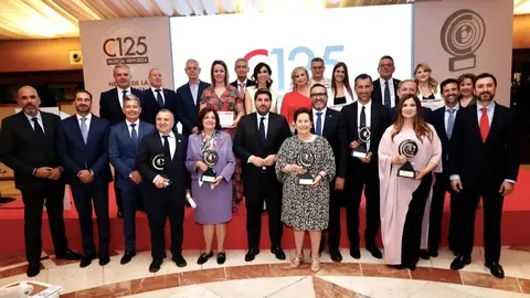 Imagen de la edici&oacute;n pasada de los premios en la celebraci&oacute;n de la Noche de la Econom&iacute;a Murciana 2024. (C&aacute;mara de Comercio de Murcia)