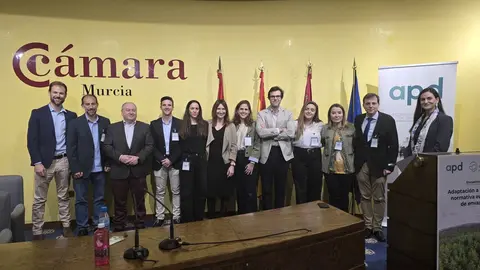 Un momento del encuentro de APD y Ecoembes para abordar la nueva normativa de envases. (APD)