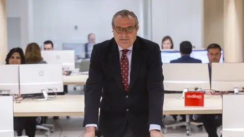 Luis Mart&iacute;nez de Salas, director general de Av&aacute;lam, en las instalaciones de la entidad. (Portavoz)