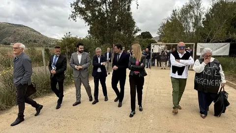 El consejero de Fomento e Infraestructuras, Jorge Garc&iacute;a Montoro, durante la reuni&oacute;n de la Comisi&oacute;n de Seguimiento del convenio de recuperaci&oacute;n ambiental de la bah&iacute;a de Portm&aacute;n. (CARM)