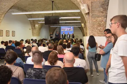 Un momento de la jornada de puertas abiertas de la UPCT.