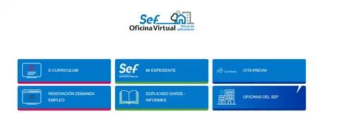 Imagen de la Oficina Virtual del SEF. (CARM)