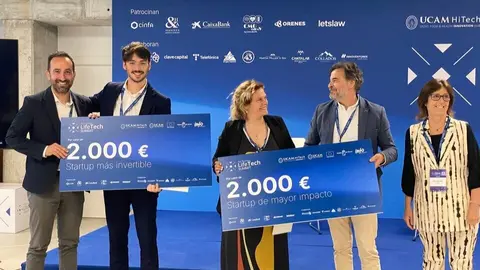 Imagen de las premiadas. (UCAM)