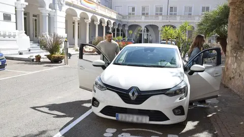 Imagen de un coche compartido. (UPCT)