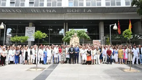 El presidente de la Comunidad, Fernando L&oacute;pez Miras, clausura el acto de presentaci&oacute;n del programa de actividades con motivo del 20&ordm; aniversario del Hospital Reina Sof&iacute;a de Murcia y 500&ordm; del Hospital General de Murcia. (CARM)