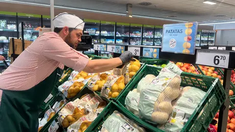 Patata nacional en un supermercado Consum. (Consum)