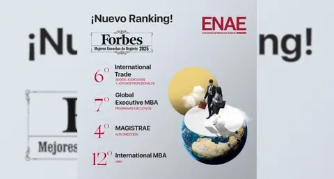 Inforgraf&iacute;a de la prsencia de ENAE en el ranking de Forbes. (ENAE)