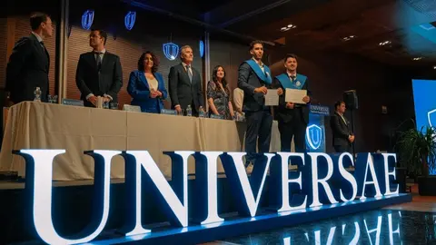 Un momento de la ceremonia de graduaci&oacute;n de Universae. (Universae)