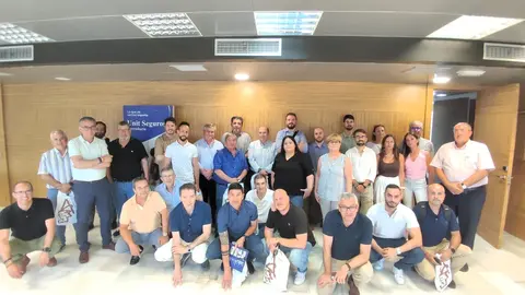 Reuni&oacute;n de directores de Unit Seguros en el centro de negocios Marla Center de Murcia. (Unit Seguros)
