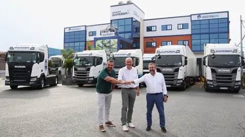 Alianza entre Scania y Disfrimur. (Disfrimur)