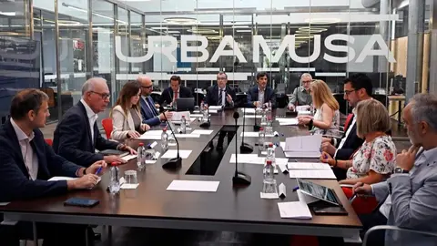 Imagen del Consejo de Administraci&oacute;n de la urbanizadora municipal, Urbamusa. (Ayuntamiento de Murcia)
