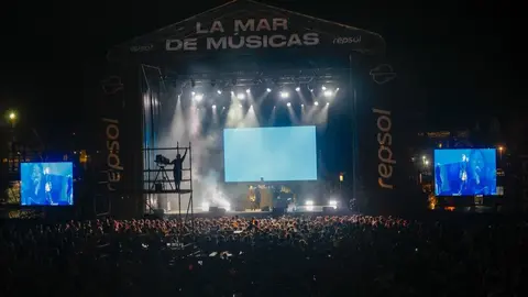 Escenario de La Mar de M&uacute;sicas con la presencia de Repsol. (Repsol)