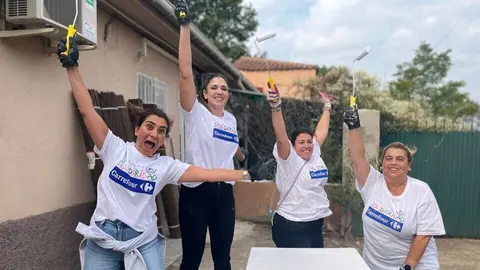 Colaboradores de Carrefour en esta iniciativa. (Carrefour)