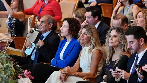 La vicepresidenta del Gobierno y ministra de Trabajo y Econom&iacute;a Social, Yolanda D&iacute;az, durante la&nbsp;segunda jornada de la Social Economy European Summit, celebrada en Murcia. (Murcia Capital Espa&ntilde;ola 2025 de la Econom&iacute;a Social)