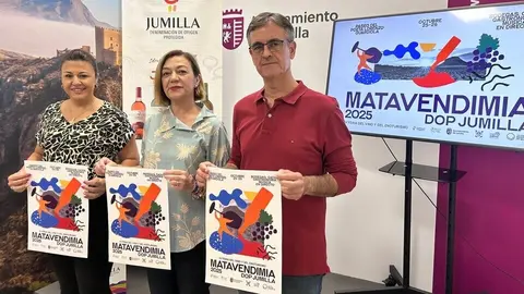 Imagen durante la presentaci&oacute;n de la feria. (DOP Jumilla)