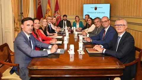 Reuni&oacute;n del Consejo de Gobierno de la Regi&oacute;n de Murcia en el Palacio Aguirre de Cartagena. (CARM)