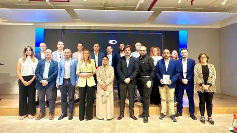 La consejera de Empresa, Empleo y Econom&iacute;a Social, Marisa L&oacute;pez Arag&oacute;n, tras uno de los encuentros mantenidos esta ma&ntilde;ana en Dub&aacute;i.&nbsp;(CARM)