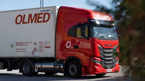 Un cami&oacute;n de Olmed. (Hefame)