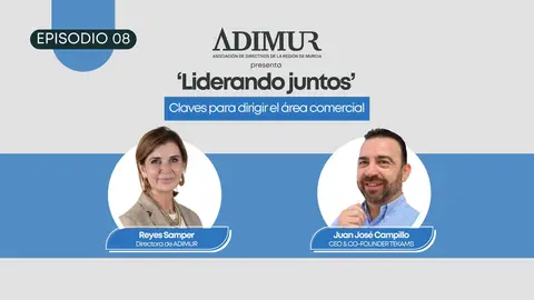 Cartel del octavo episodio del podcast 'Liderando Juntos' de Adimur. (Adimur)